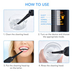 Electric Ultrasonic Dental Tartar Plaque Calculus Tooth Remover Set Kits Cleaner with LED Screen V255-TEETHCLEANER_LED