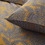 Accessorize Clove Washed Cotton Printed Reversible Quilt Cover Set Queen V442-HIN-QUILTCS-COTTONCLOVE-MUSTARD-QS