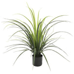 Potted Artificial Long Grass 75cm UV Resistant V77-1219243