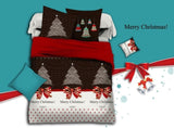 Merry Super King Size Christmas Quilt/Duvet Cover Set V493-MSK-259