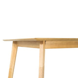 Cusco 150cm Dining Table Scandinavian Style Solid Rubberwood Natural V315-VOD-CUSC-01