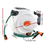 Greenfingers Water Hose Reel 20M Retractable Garden Spray Gun Auto Rewind HR-WA-BNS-20M-PLS