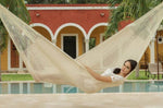 The out and about Mayan Legacy hammock Doble Size in Cream colour V97-4MCREAM