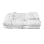 Pack of 4 - Egyptian Cotton Extra Large Bath Sheets and Face Washers set White V442-GXY-TOWEL-EGYPTIAN4BATHSHEETFW-WHITE-RE