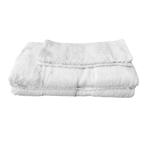 Pack of 4 - Egyptian Cotton Extra Large Bath Sheets and Face Washers set White V442-GXY-TOWEL-EGYPTIAN4BATHSHEETFW-WHITE-RE