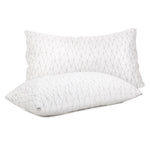 Giselle Bedding Memory Foam Pillow Single Size Twin Pack PILLOW-MEFO-RAYON-S