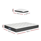 Giselle Bedding 18cm Mattress Medium Soft w/Pillows Double MATTRESS-D-PLW-D