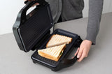 Sandwich Press w/ 3 Interchangeable Plates Incl Toasties & Waffles V196-SM303