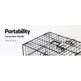 i.Pet 24" Dog Cage Crate Kennel 3 Doors PET-DOGCAGE-24