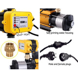 Giantz Garden Water Pump High Pressure 2000W Multi Stage Tank Rain Irrigation Yellow PUMP-ST5-SS-OG-YEL