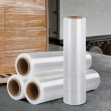 500mm x 400m Stretch Film Pallet Shrink Wrap 4 Rolls Package Use Plastic Clear SF-50X400-4-TP