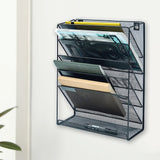 Wall Mount 6 Pocket Hanging File Sorter Organizer Folder Holder Rack Storage V63-822681