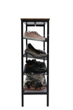 YES4HOMES 5-Tier Large Shoe Rack Shelf Stand Flat & Slant Adjustable Storage Organizer 100 cm V278-SHOE-RACK-L-100