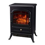 Electric Fireplace Heater w/ Real Flame Effect & 2 Heat Settings V196-LF180