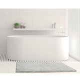 Toggle Microfiber Bath Mat Medium Silver V442-INT-BATHM-TOGGLEMEDIUM-SILVER-RE