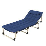 KILIROO Adjustable Portable Folding Bed with Mattress and Headrest KR-FBM-101-KX V227-5227715011111