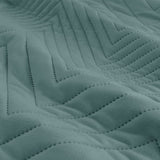 Ardor Hana Stormy Sea Embossed Velvet Quilt Cover Set Queen V442-INT-QUILTCS-HANA-STORMYSEA-QS