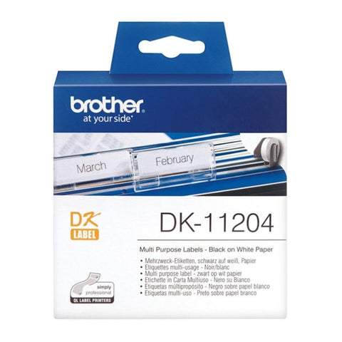 BROTHER DK11204 White Label V177-D-BDK11204