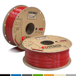 Glass feel recycled PETG Filament ReForm - rPET 2.85mm 1000 gram Red 3D Printer Filament V177-285RPET-RED-1000