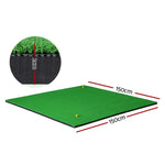 Everfit Golf Hitting Mat Portable Driving Range Practice Training Aid 150x150cm GOLF-A-MAT-XL-GN