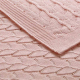 Little Gem Lyla Blush Cotton Baby Blanket 75 x 100 cm V442-HIN-BLANKET-LYLABABY-BLUSH-CT