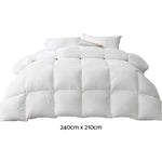 Giselle Bedding 500GSM Goose Down Feather Quilt King QUILT-GOOSE-95-K