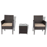 Dreamo Delightful 3 Piece Bistro Set V264-OTF-520S-BGE-US