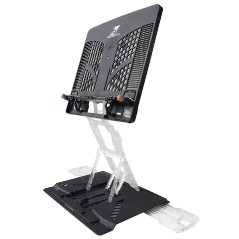 Adjustable Laptop Stand Foldable Tablet Book PC Holder Desk BLACK V274-OF-GB-PELSTD-BK