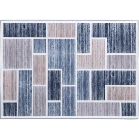 Artiss Floor Rugs 160 x 230 Area Rug Large Modern Carpet Soft Mat Short Pile FLR-2130-160X230-BG-GR