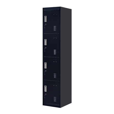 4-Door Vertical Locker for Office Gym Shed School Home Storage V63-832541