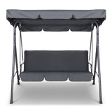 Milano Outdoor Steel Swing Chair - Grey ABM-401483