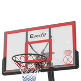 Everfit 3.05M Basketball Hoop Stand System Adjustable Height Portable Red Pro BAS-HOOP-305-S-RD