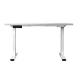 Artiss Standing Desk Motorised Dual Motor 140CM White HASD-268-WHDF-WHDB-140