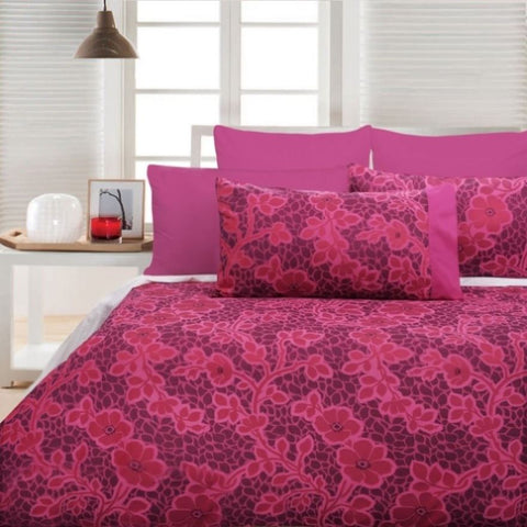 Accessorize Emma Pink Quilt Cover Set - Queen V442-HIN-QUILTCS-EMMA-PINK-QS