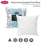 Easyrest Sleep Luxury European Firm Pillow V442-ERT-PILLOW-SLEEPLUXURYFIRM-WHITE-EU