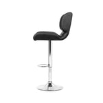 Artiss 4x Bar Stools Gas Lift Leather Padded Black BA-TW-4059-BKX4