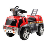 Rigo Kids Electric Ride On Car Fire Engine Fighting Truck Toy Cars 6V Red RCAR-FIRETRUCK-RDGY