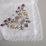Victoriana White Applique Embroidered Table Topper 85 x 85 cm V442-ABR-TABLEC-VICTORIANA-WHITE-SQ