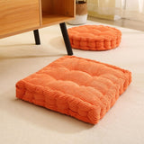 SOGA 4X Orange Round Cushion Soft Leaning Plush Backrest Throw Seat Pillow Home Office Decor ROUNDCU96X4