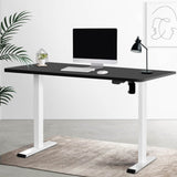 Artiss Standing Desk Motorised Sit Stand Desks Black 140CM HASD-114G-WHDF-BKDB-140