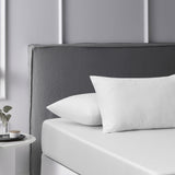 Accessorize White Washed Cotton Fitted Sheet Set King V442-HIN-FITTEDSS-WASHCOTTON-WHITE-KI