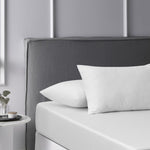 Accessorize White Washed Cotton Fitted Sheet Set Super King V442-HIN-FITTEDSS-WASHCOTTON-WHITE-SK