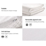 Giselle Bedding Memory Foam Mattress Topper 8cm King MATTRESS-TOP-8-K