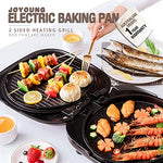 Joyoung Electric Baking Pan 2-Sided Heating Grill BBQ Pancake Maker 30cm V214-22