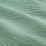 Ardor Molly Palm Green Quilted Quilt Cover Set Queen V442-INT-QUILTCS-MOLLYPALM-GREEN-QS