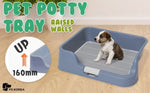 Dog Pet Potty Tray Training Toilet Raised Walls T1 BLUE V274-PET-POTT1-BU