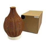 Essential Oil Aroma Diffuser and Remote - 100ml Rattan Woven Mist Humidifier V238-SUPDZ-40003316088912