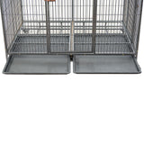 YES4PETS XXL Pet Dog Cat Cage Metal Crate Kennel Portable Puppy Cat Rabbit House V278-D1030