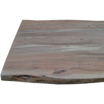 Lantana Coffee Table 130cm Live Edge Solid Acacia Timber Wood Metal Leg -Natural V315-VOD-ELBA-07