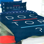 Doctor Who Quilt Cover Set Queen V442-CAP-QUILTCS-DOCTORWHO-BLUE-QS